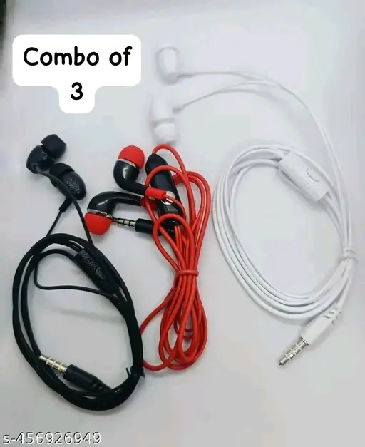 zenphonia Wired Headphones & Earphones  (Pack 3)