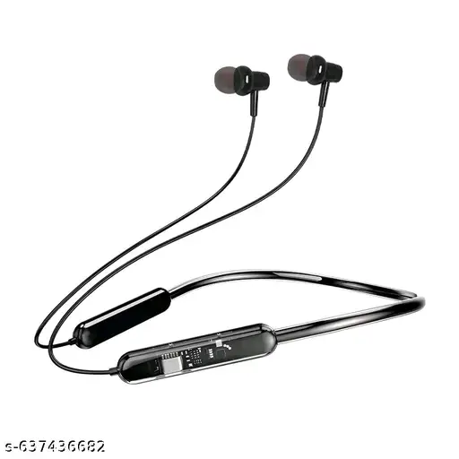 Transparent desine High Quality Sound 3 Days Battery Backup Bluetooth Neckband Wireless HeadphoneWishlisted