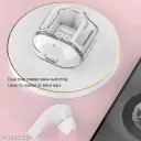 ULTRAPOD Earbuds BT Wireless 5.3, Transparent Charging Case, with 4-5 H Playtime multicolour