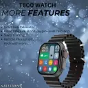 Smart T800 Ultra Smart Watch 1.99" Series 8 HD Display -Campatible for IOS & Android -Bluetooth Call,
