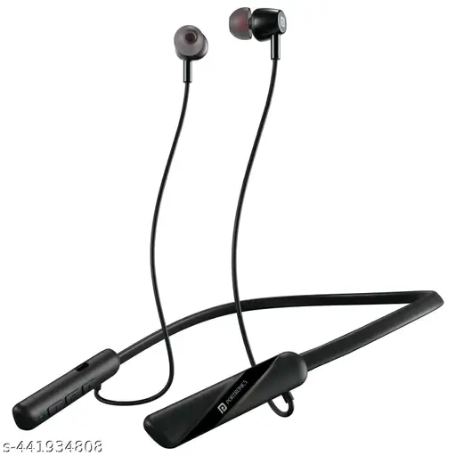 Portronics Harmonics Z10 In Ear Bluetooth Headphone With Mic, 35Hour Playtime,10mm Driver