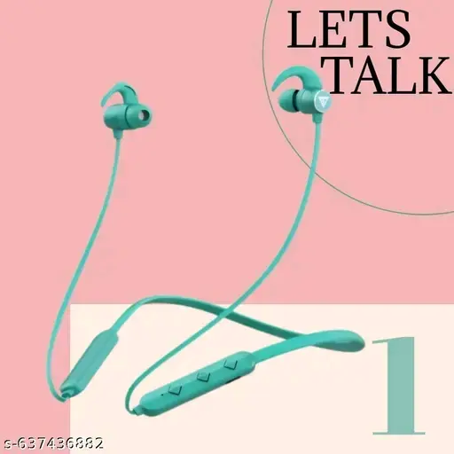 Transparent desine High Quality Sound 3 Days Battery Backup Bluetooth Neckband Wireless Headphone