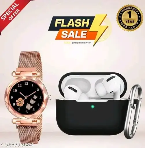 Wireless TWS Bluetooth Ear buds with Free Protective Case (black) | High-Quality Sound | Long Battery Life Touch Control Ear buds | 